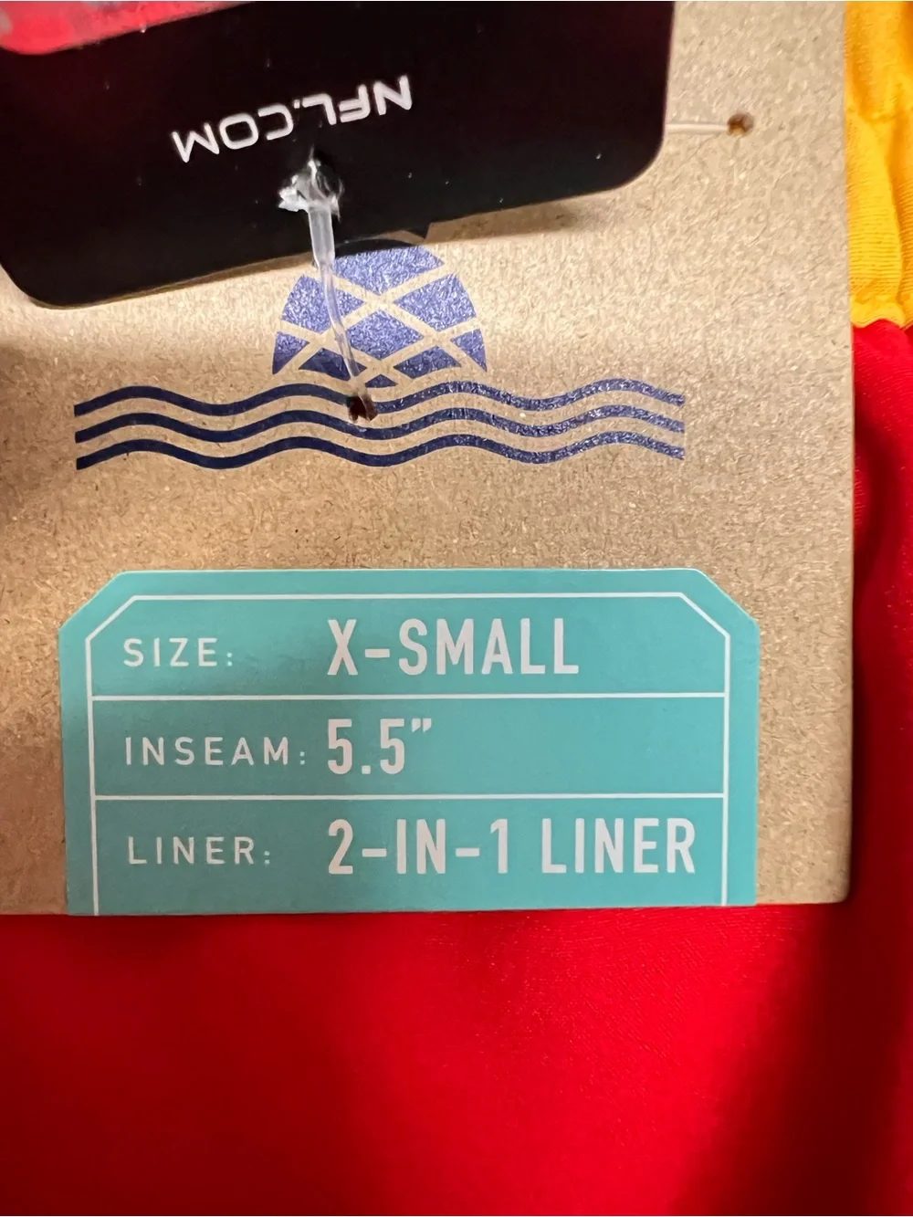 New Chubbies Kansas City Chiefs 5.5” Classic Lined Swim‎ Shorts Trunks